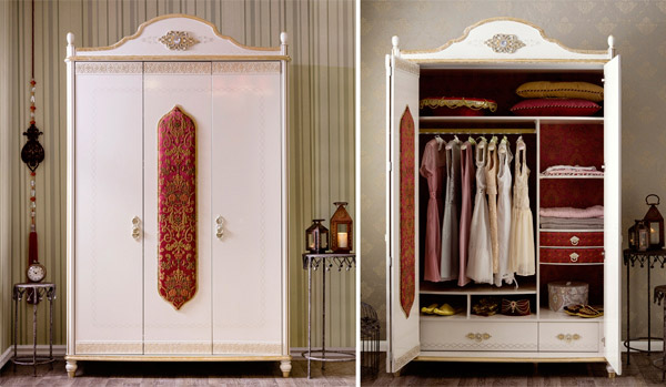Шкаф для девочки в арабском стиле