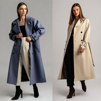 Модные женские пальто и плащи весна - осень 2021