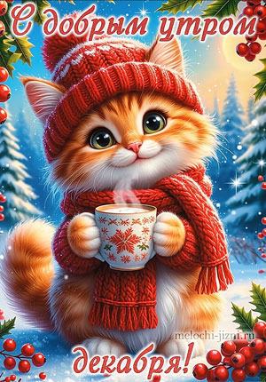 Видео с добрым утром декабря
