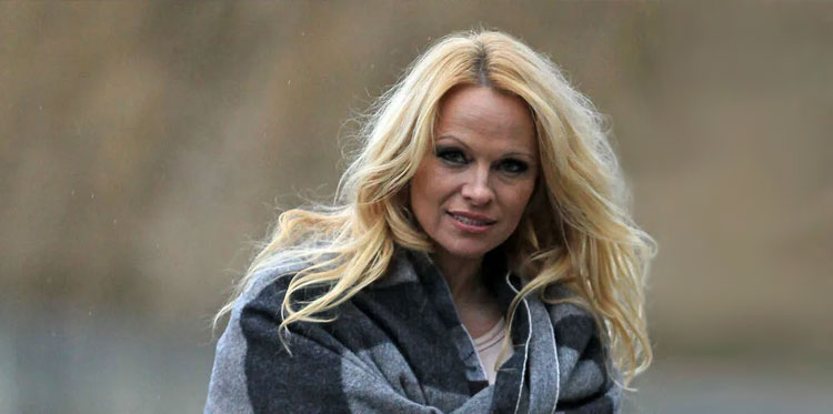 Памела Андерсон растрепанная и без макияжа