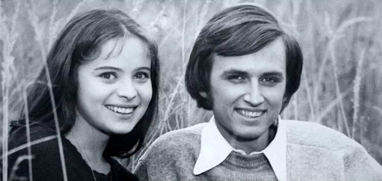 Либуше Шафранкова и Йозеф Абрхам в юности