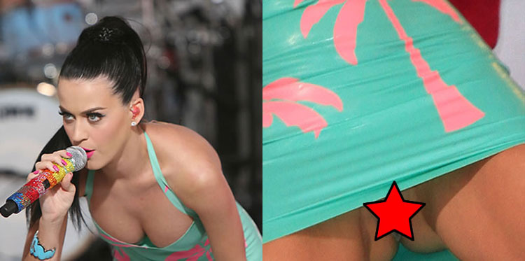 Кети Перри забыла одеть трусы (Фото)