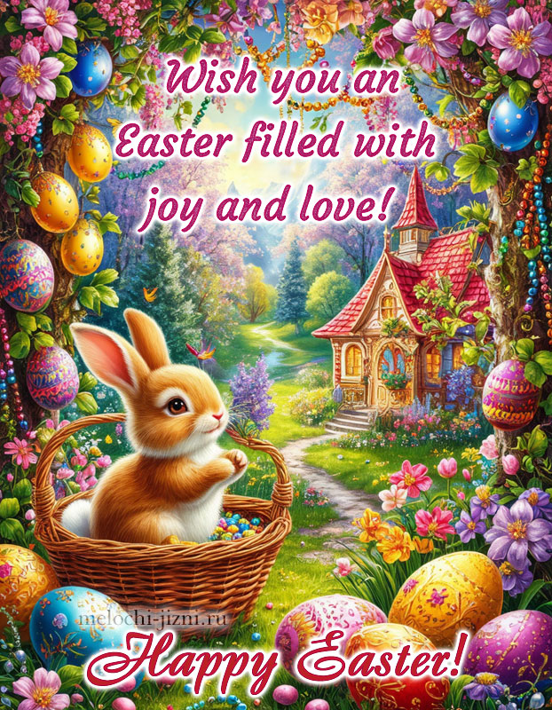 Картинка с католической пасхой на английском