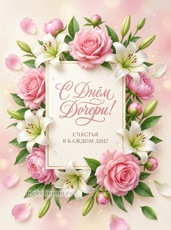 скачать картинку с днем дочери