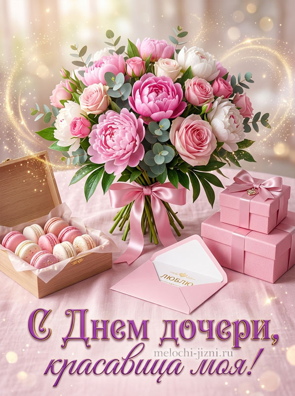 открытки с днем дочери от мамы бесплатно
