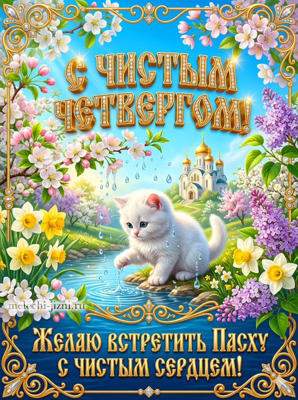 открытки про чистый четверг