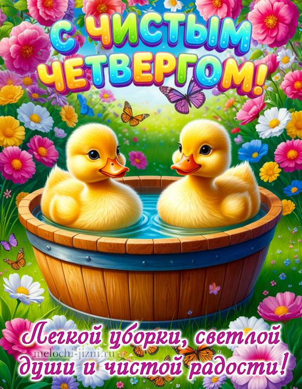 открытки с чистым четвергом с пожеланиями