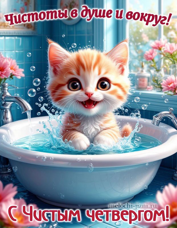 с чистым четвергом картинки поздравления бесплатно