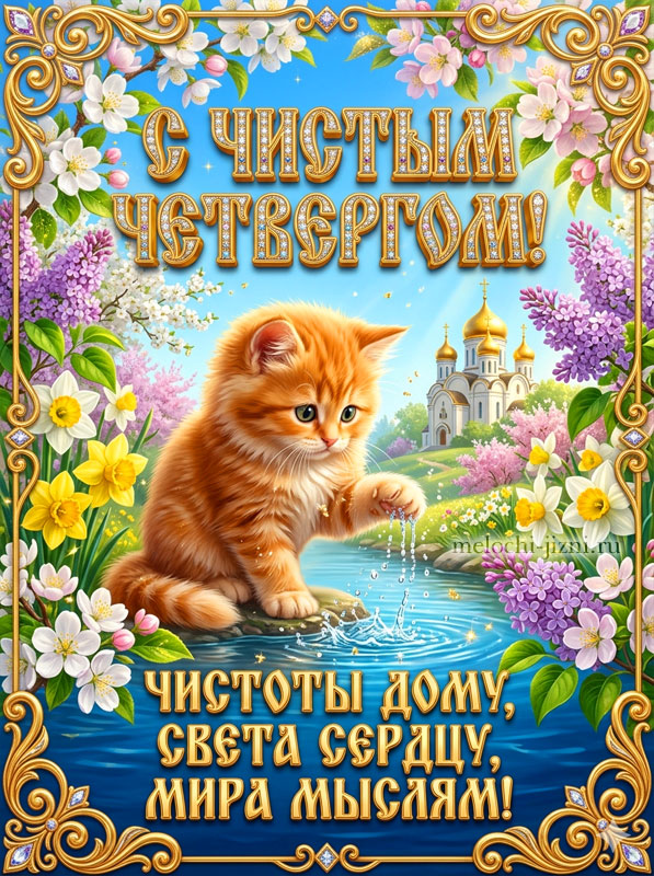 открытки с праздником чистый четверг