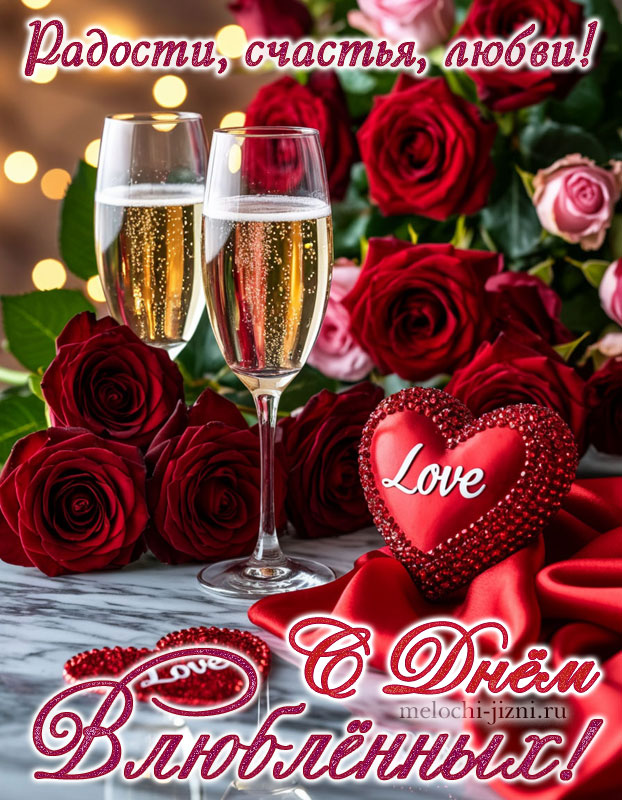 открытки с днем влюбленных бесплатно