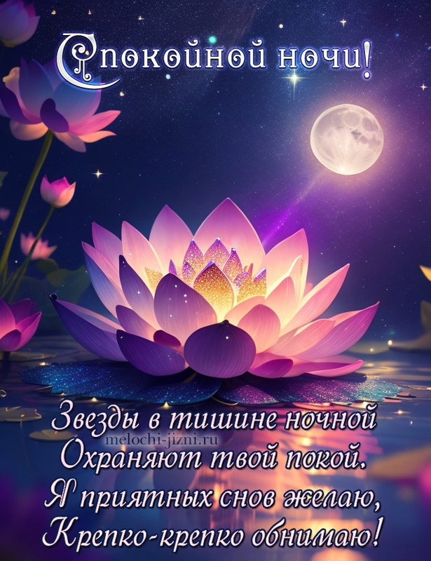 Спокойной ночи картинка новая красивая женщине