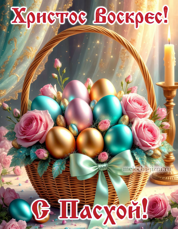 христос воскрес поздравление с пасхой картинки