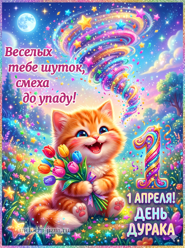 скачать бесплатно открытку с 1 апреля смешную