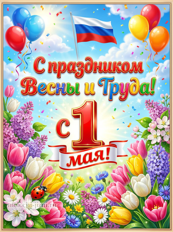 Картинка с 1 мая красивая скачать