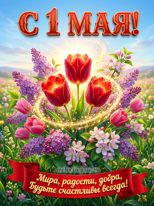 1 мая картинки красивые с пожеланиями бесплатно