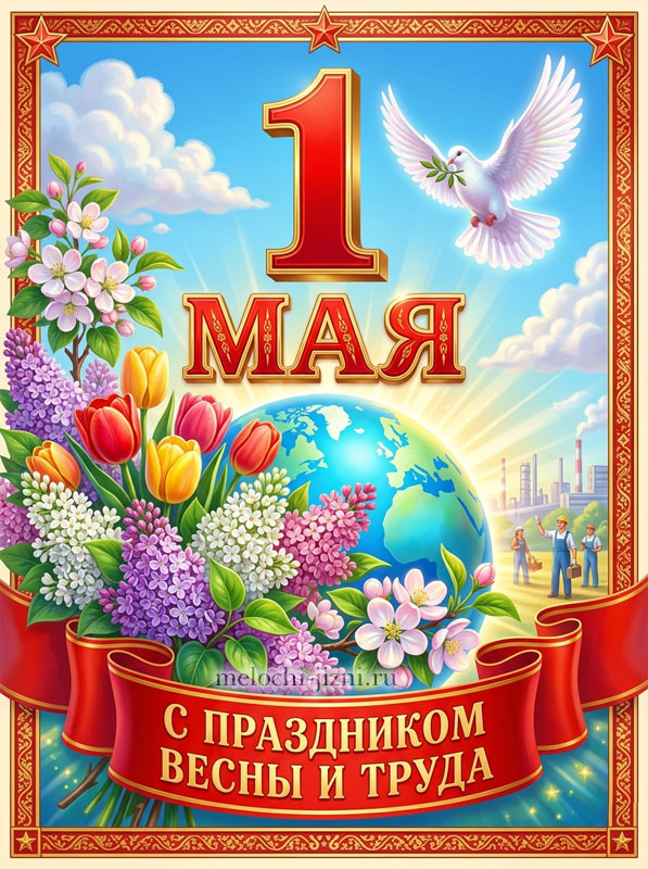 Скачать картинку с 1 мая бесплатно красивую