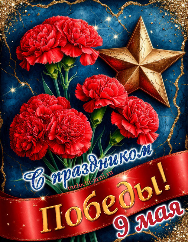 С Днем Победы 9 мая картинка красивая