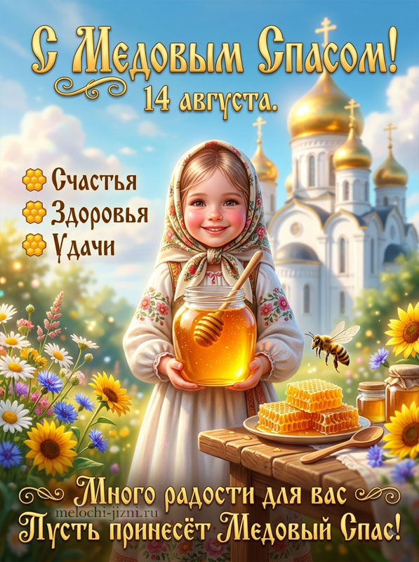 с праздником медовый спас картинки