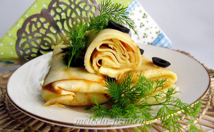 Блины с сыром