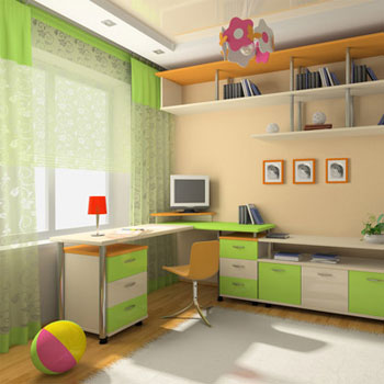 Детская комната: интерьер и мебель
