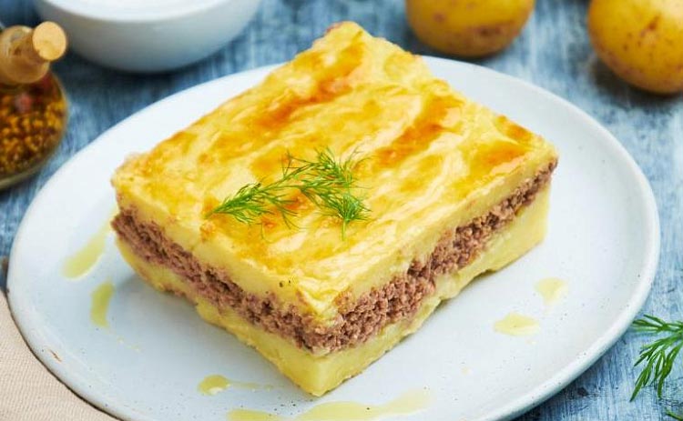 Картофельная запеканка с фаршем