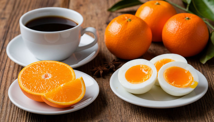 Диета на 4 дня с яйцами и апельсинами