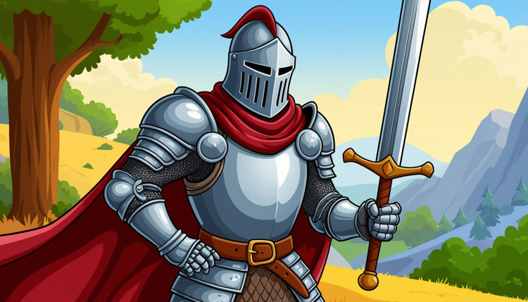 Рыцарский меч - сценарий 23 февраля из 3-х частей (для школьников)