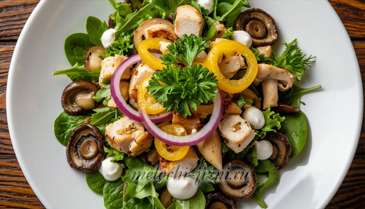 Мясные салаты