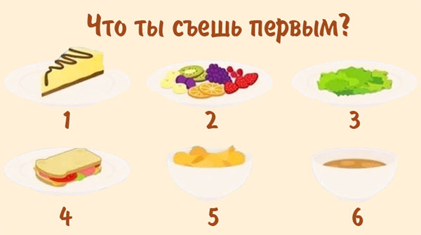 Тест: Что ты съешь первым?