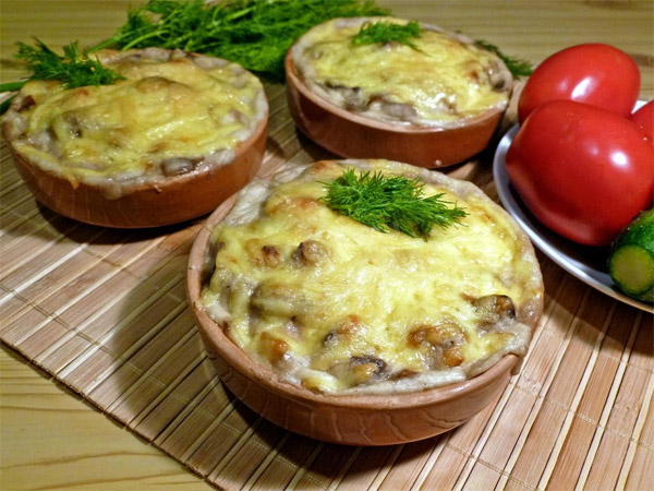 Жульен с грибами и курицей: тонкости и секреты приготовления