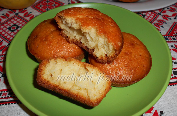 Кексы с манкой