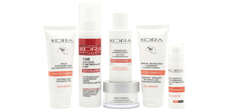 Косметика KORA для чувствительной кожи