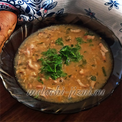 Суп гороховый с копченостями - пошаговый рецепт