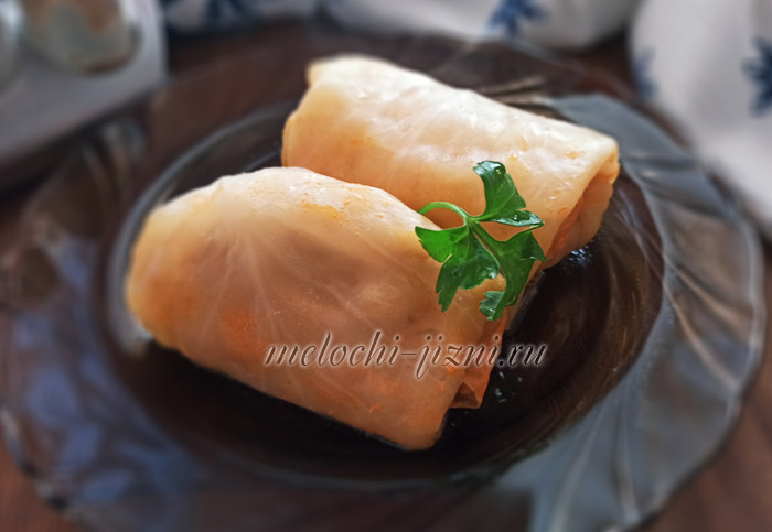 Голубцы из квашеной капусты