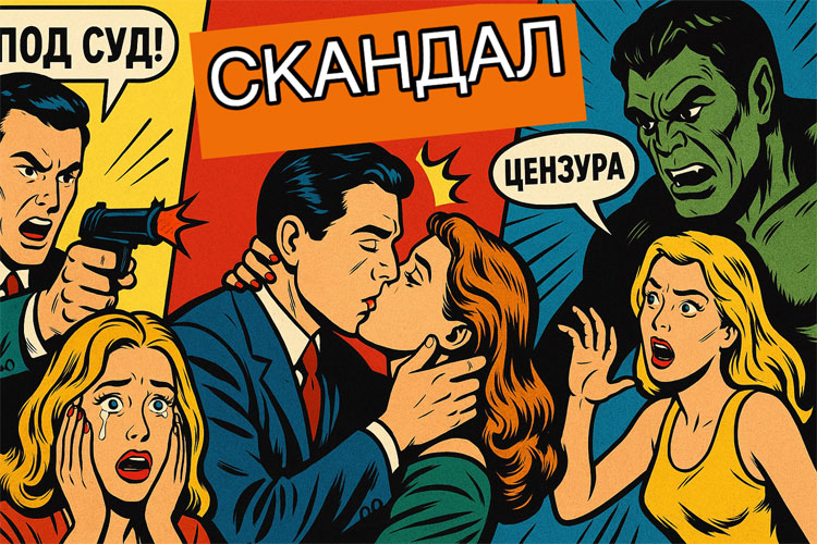 Скандальные сюжеты в комиксах