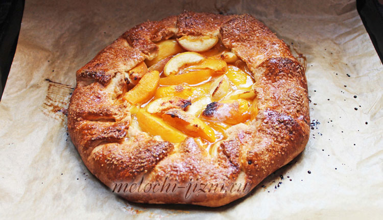 готовая галета с абрикосами