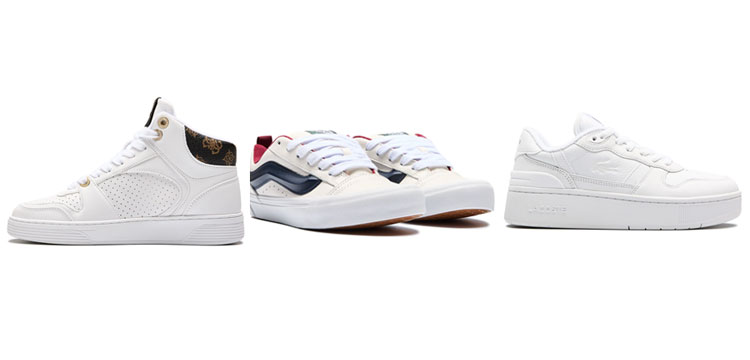 Как сочетать белые кеды с платьями и юбками