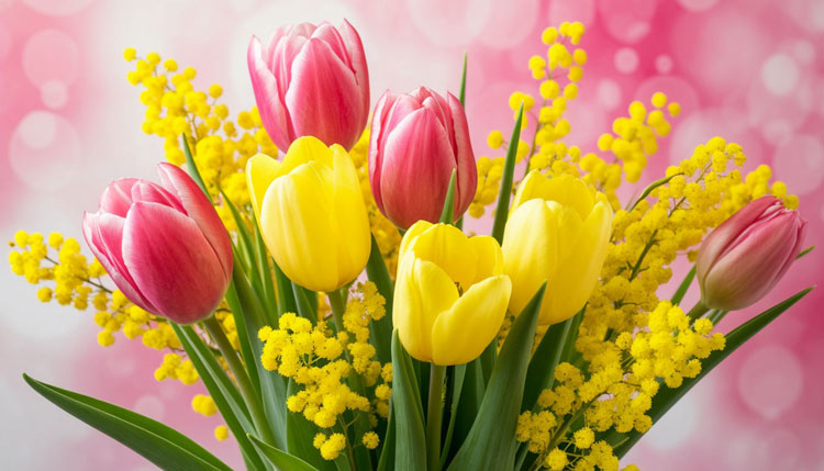 Какие цветы дарят на 8 марта: идеи для жены, мамы, коллеги и девушки