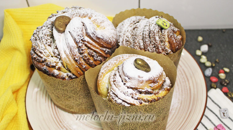 Кулич краффин на Пасху: пошаговый рецепт с фото