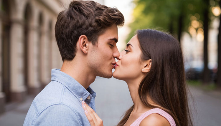 Характер по поцелуям