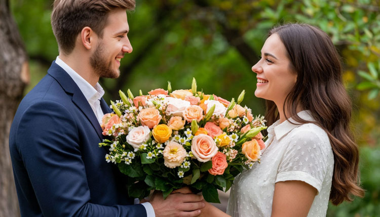 Характер поклонника определяем по цвету букета