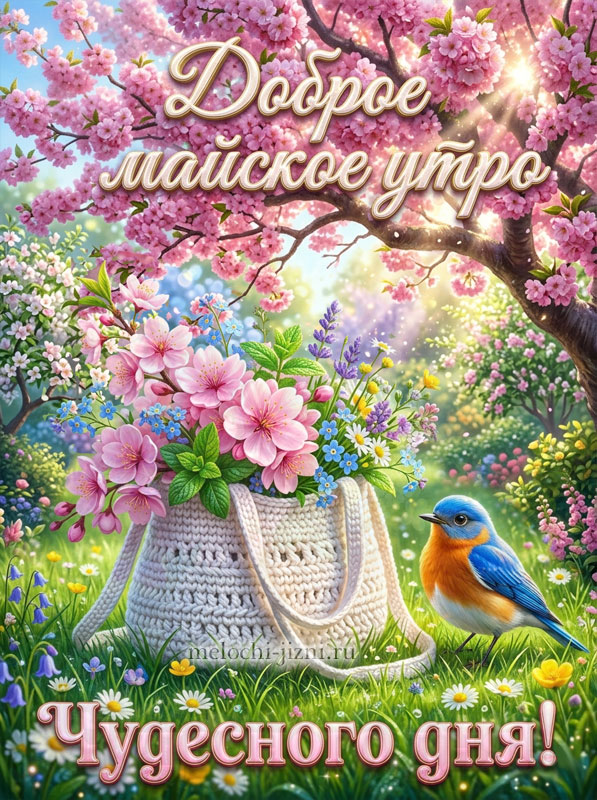 открытки с добрым утром майские бесплатно, с пожеланием чудесного дня