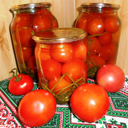 Маринованные помидоры на зиму. Рецепт с фото